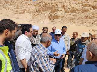 وزير النقل في جولة تفقدية...