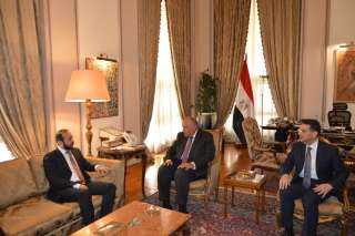 وزير الخارجية يستقبل وزير خارجية...