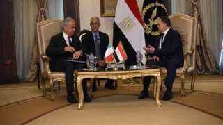 وزير الداخلية يستقبل نظيره الإيطالى...