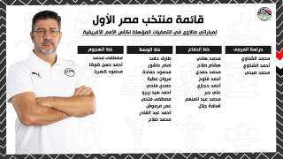 ٢٤ لاعب في قائمة منتخب...
