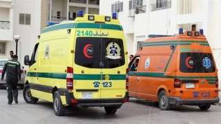 إصابة 9 أشخاص فى حادث...
