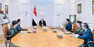 الرئيس السيسى يعقد اجتماعاً لمتابعة...