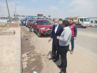 محافظ القليوبية يقوم بجولة ميدانية...