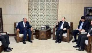 وزير خارجية سوريا يزور القاهرة...
