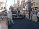 بدء أعمال الرصف لشارع العرفانى...
