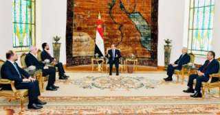 الرئيس السيسي يستقبل رئيس النواب...