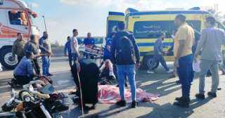 وفاة شخص فى حادث انقلاب...