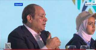 السيسى عن مشاريع الإسكان: ”هنعمل...