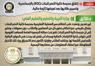 الحكومة تنفى إغلاق مدرسة كلية...