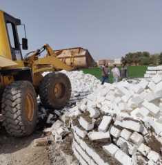 إيقاف حالتى تعدي علي أراضي...