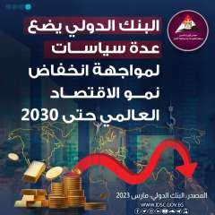 البنك الدولى يضع عدة سياسات...