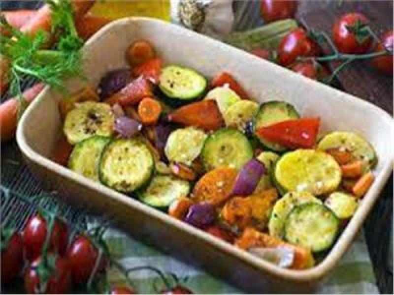 صينية خضار بالفرن