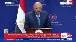 سامح شكرى: تسارع وتيرة اللقاءات...