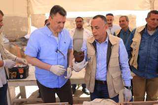 وزير السياحة والآثار يتفقد موقع...