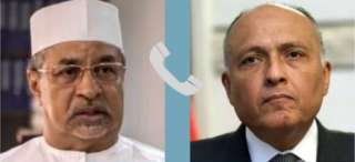 شكرى يجرى اتصالا هاتفيا مع...