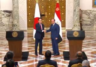 الرئيس السيسى ورئيس وزراء اليابان...