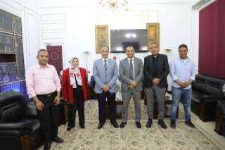 نائب محافظ المنيا يستقبل وفد...