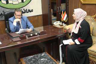 محافظ المنوفية يفحص شكاوى المواطنين...