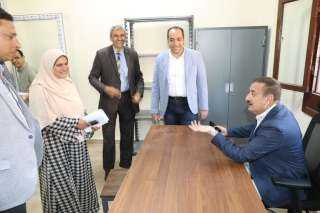 محافظ المنوفية يتفقد أعمال فرش...