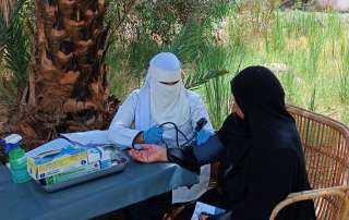 محافظ اسوان يتابع إجراء الكشف...
