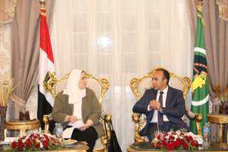 نائب محافظ المنيا يستقبل وزيرة...