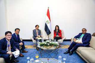 المشاط تبحث مع نائب رئيس...