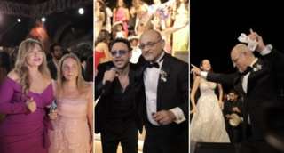 شاهد.. حفل زفاف ابنة المخرج...