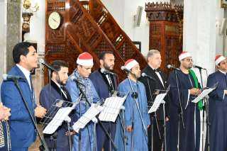 الأمسية الابتهالية بمسجد السيدة نفيسة...