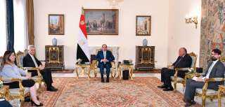 الرئيس السيسي يستقبل المفوض السامي...