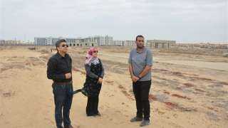 رئيس جامعة دمياط يتفقد مشروع...