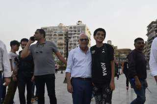 محافظ بورسعيد يزور ساحة مصر...