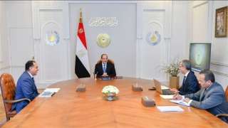 السيسي يجتمع مع مدبولي ووزير...