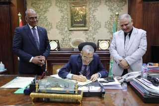 محافظ المنيا يعتمد نتيجة الشهادة...