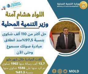 وزير التنمية المحلية يستعرض تقريراً...