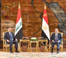 الرئيس السيسى يستقبل رئيس وزراء...