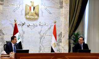 رئيسا وزراء مصر والعراق يترأسان...