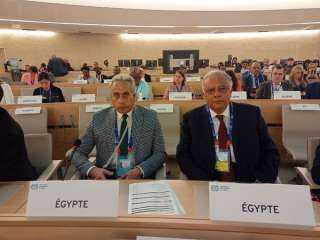 الوزير حسن شحاتة والسفير ايهاب...