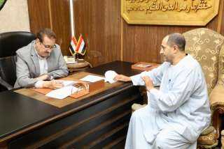 محافظ المنوفية يعقد لقائه اليومى...