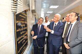 محافظ المنوفية ورئيس الجامعة يفتتحان...