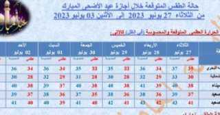 الأرصاد تكشف تفاصيل حالة الطقس...