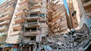 محافظ الإسكندرية: العقار المنهار صادر...
