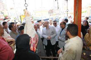 محافظ بني سويف يتفقد شوادر...