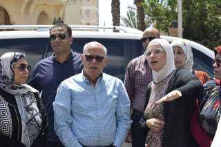 محافظ بورسعيد يتابع مستجدات العمل...
