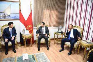 نائب المحافظ يستقبل وفد مدينة...