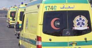 نقل 13 مصابا فى حادث...