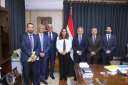 محافظ دمياط تستقبل وفد شركة...