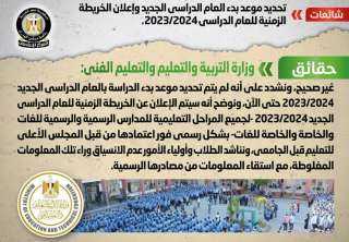 الحكومة تنفى تحديد موعد بدء...