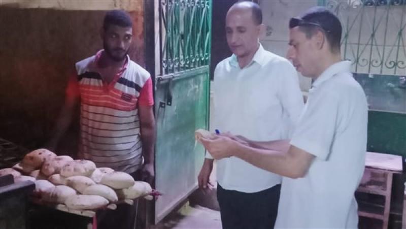 حملات تموينة علي المخابز البلدية بديرمواس بالمنيا