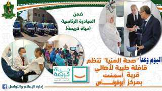 ”صحة المنيا” تنظم قافلة طبية...
