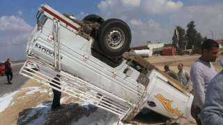 إصابة 8 اشخاص فى حادث...